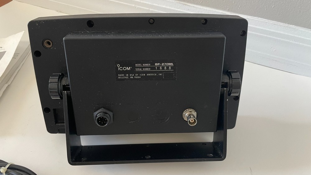 Boat GPS - ICOM GP-270ML CHARTPLOTTER Marine Radar -Untested -