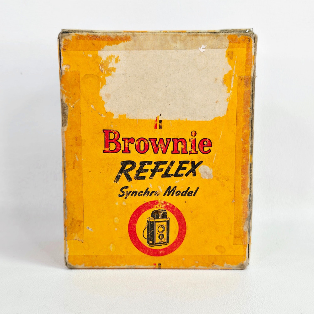 Kodak Brownie Reflex Synchro Model Camera In Original Box