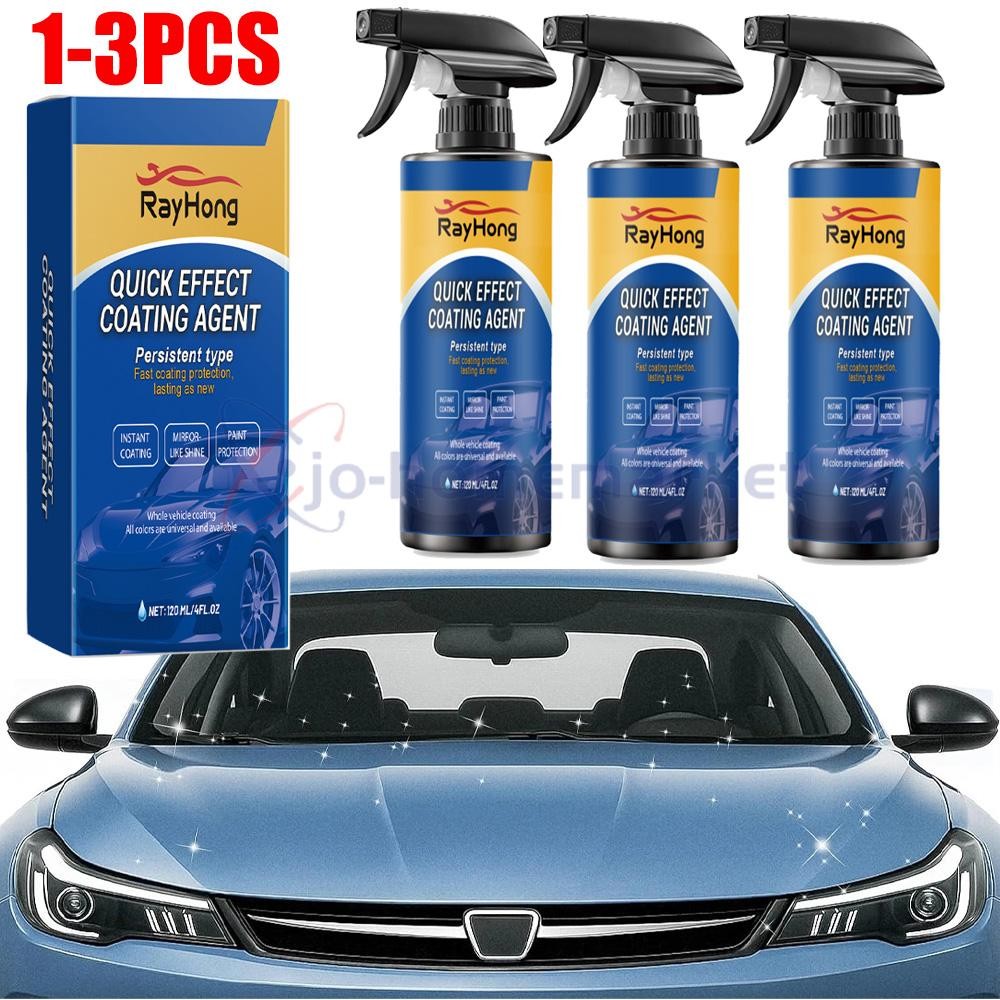 1/2/3 Pack Car Coating Spray, Waterproof Layer Quick Effect Stains Agent