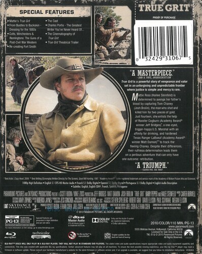 True Grit [New Blu-ray] Gift Set