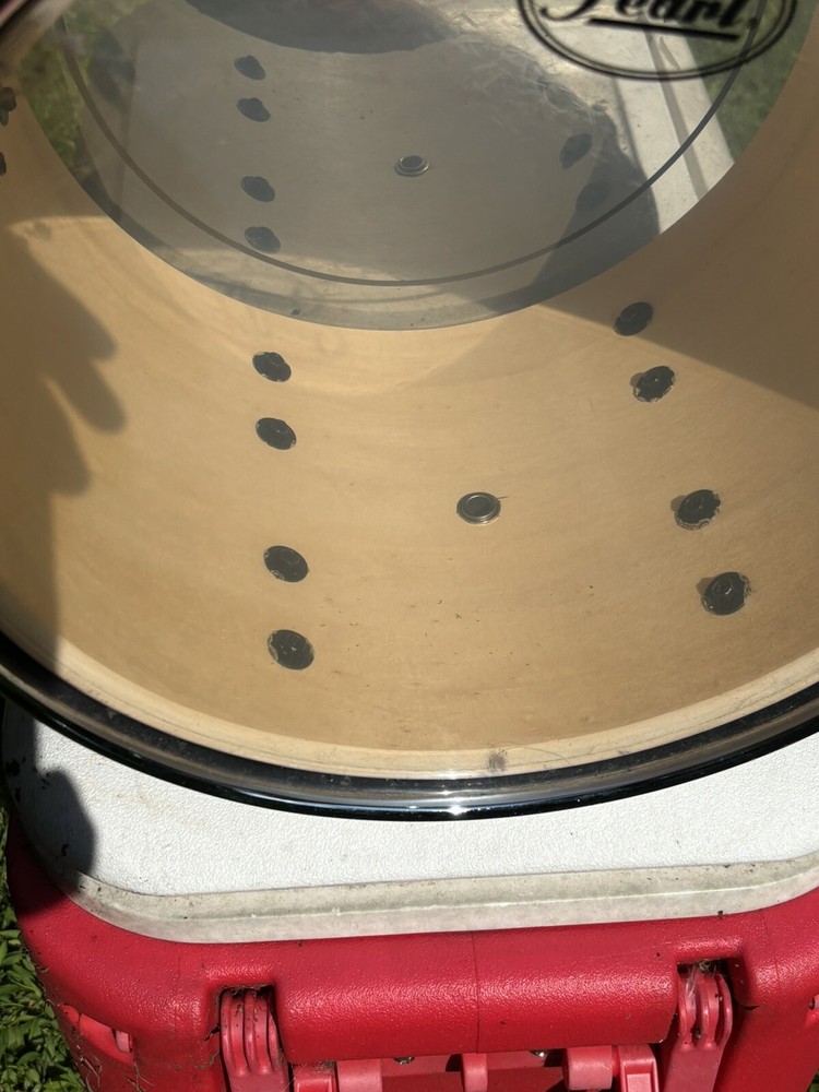 Pearl Export Transparent Ruby Red Fade 12 Rack Drum