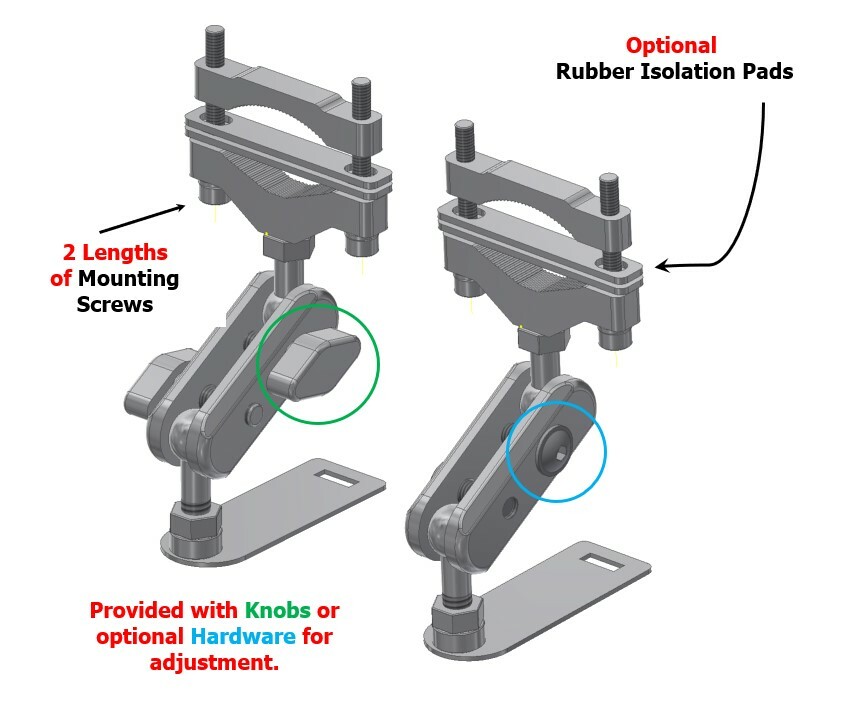 ESCORT Alloy Radar Mirror Mount Attachment for Radar Detectors (E-C)