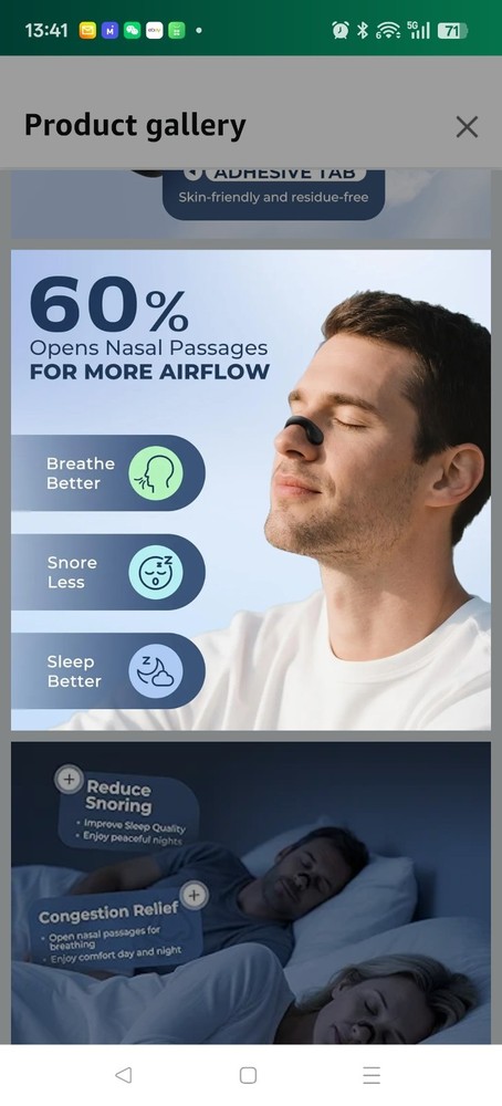 Nasal Strips for Snoring | Extra Strength Snoring Solution Nose Strips | Improve