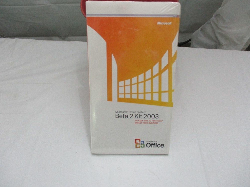 NEW SEALED Microsoft Office System Beta 2 Kit 2003 Software Kit