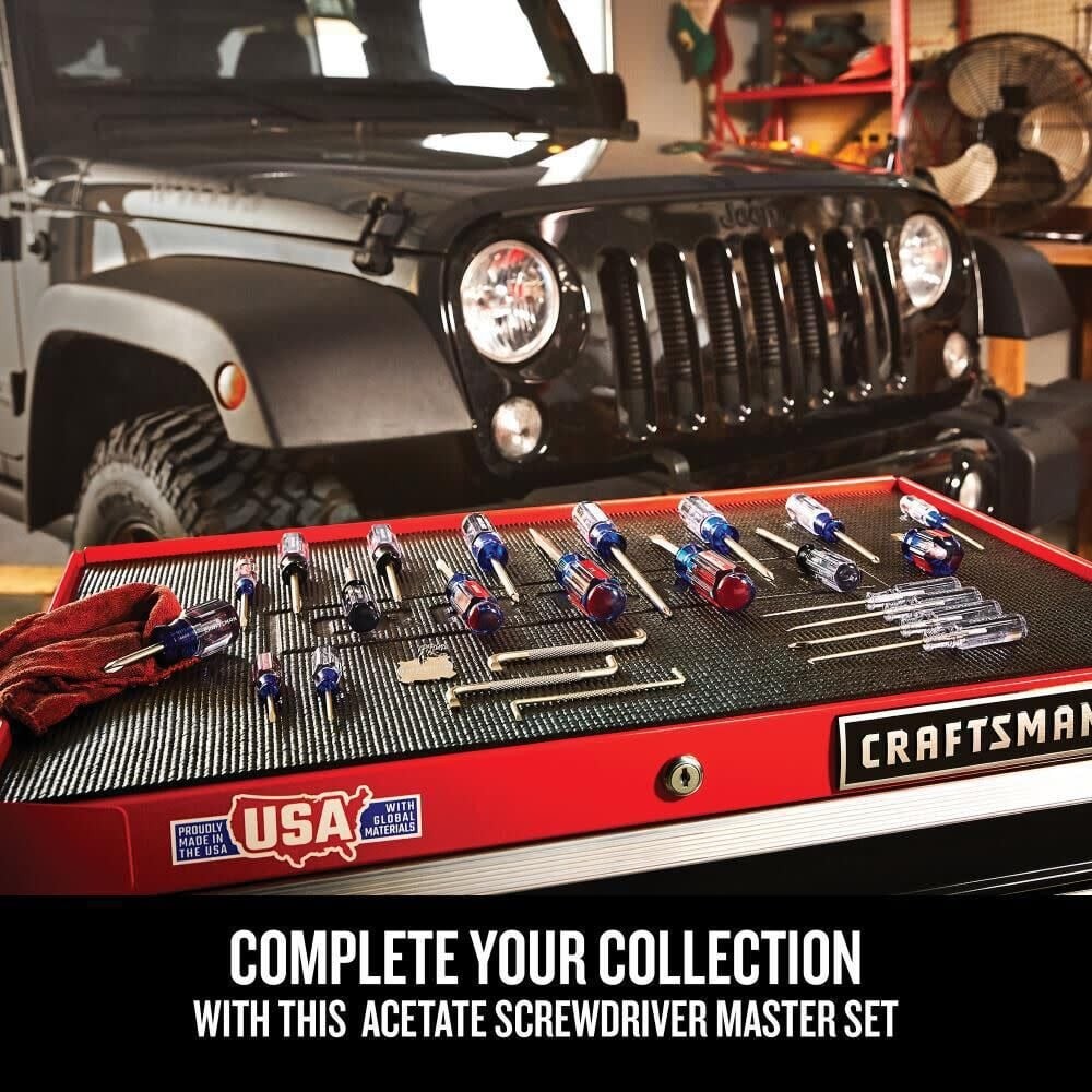 Craftsman Acetate Screwdriver Master Set, 42 Piece