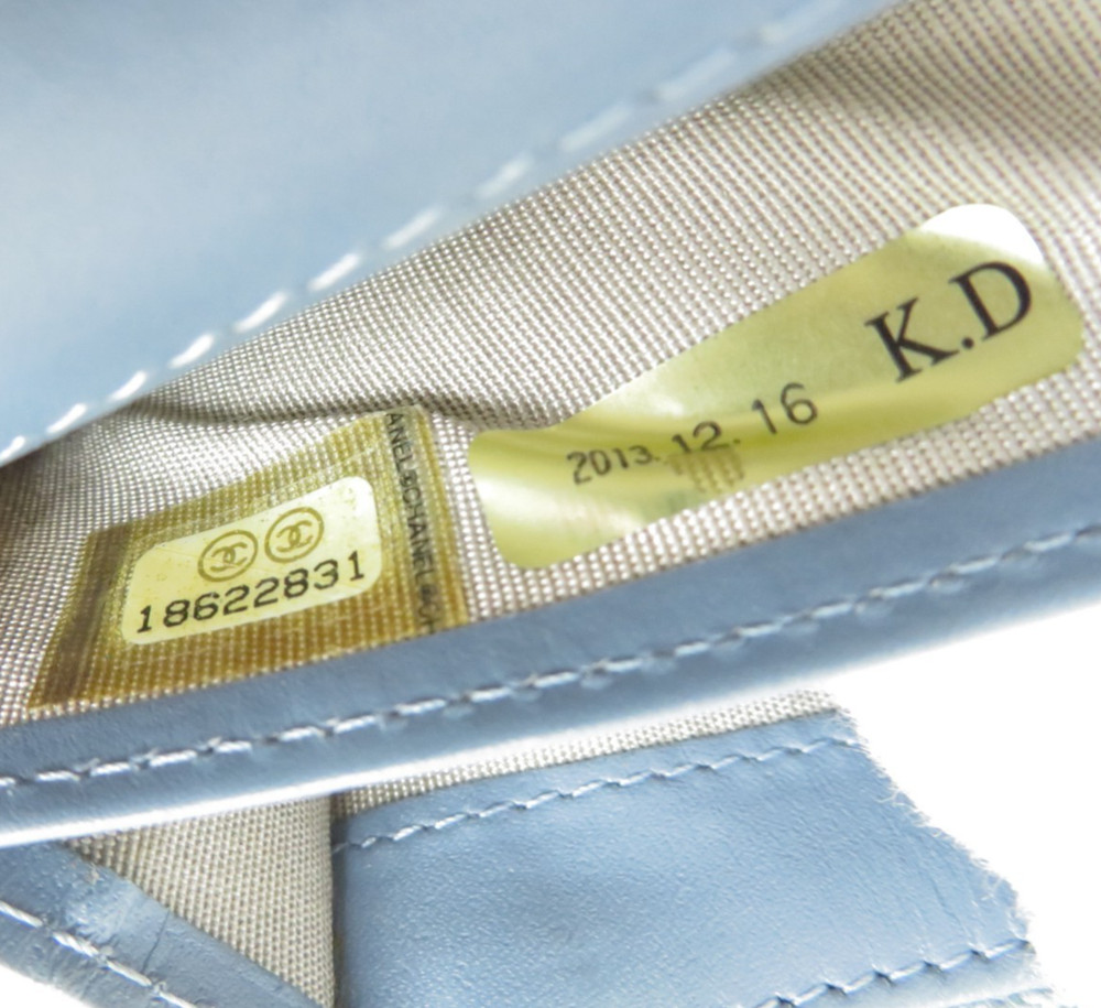 Authentic CHANEL CC Leather Bifold Long Wallet I#47166