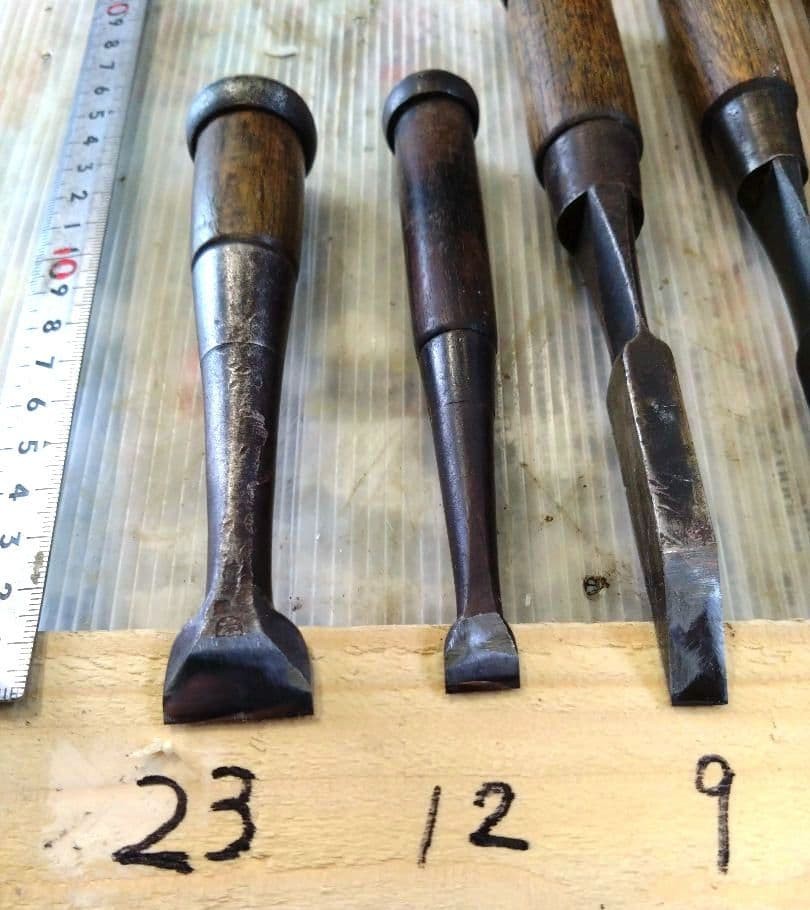 Kumi Nomi Set 6pc Woodworking Chisel Collection Fine Hand Tools Ready