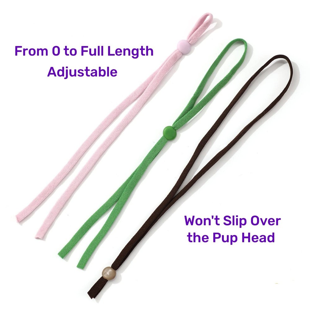 Stretchy Puppy Collars for Litter, 150Pcs Assorted Adjustable Identification ...