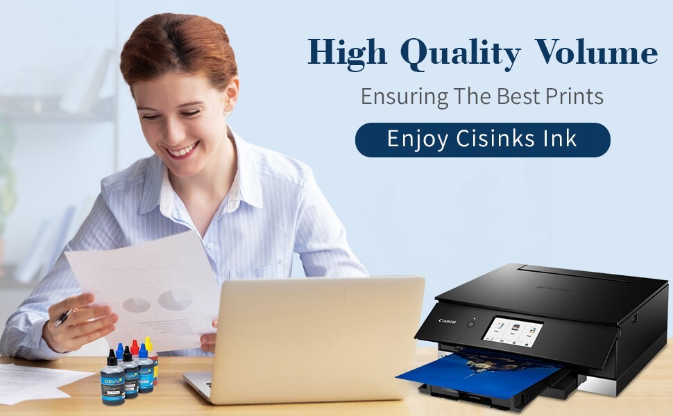 Refill Bulk INK SET alternative for Workforce 520 Printer 5 Color CISS CIS