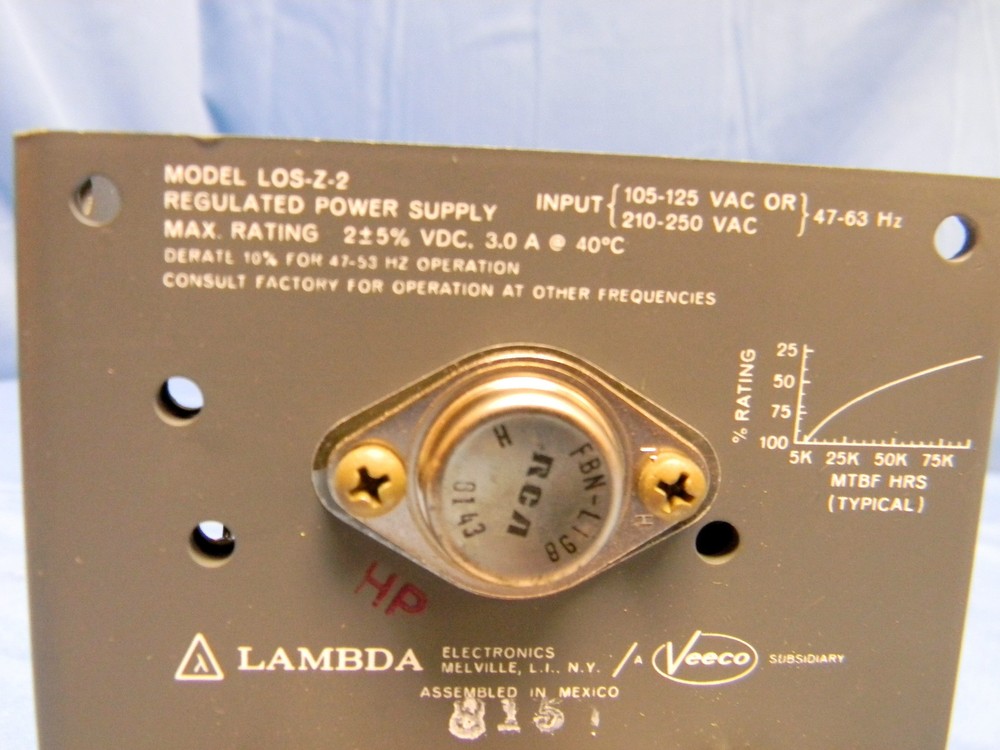 NEW Lambda LOS-Z-2 Modular Power Supply 2VDC +/-5% 3A