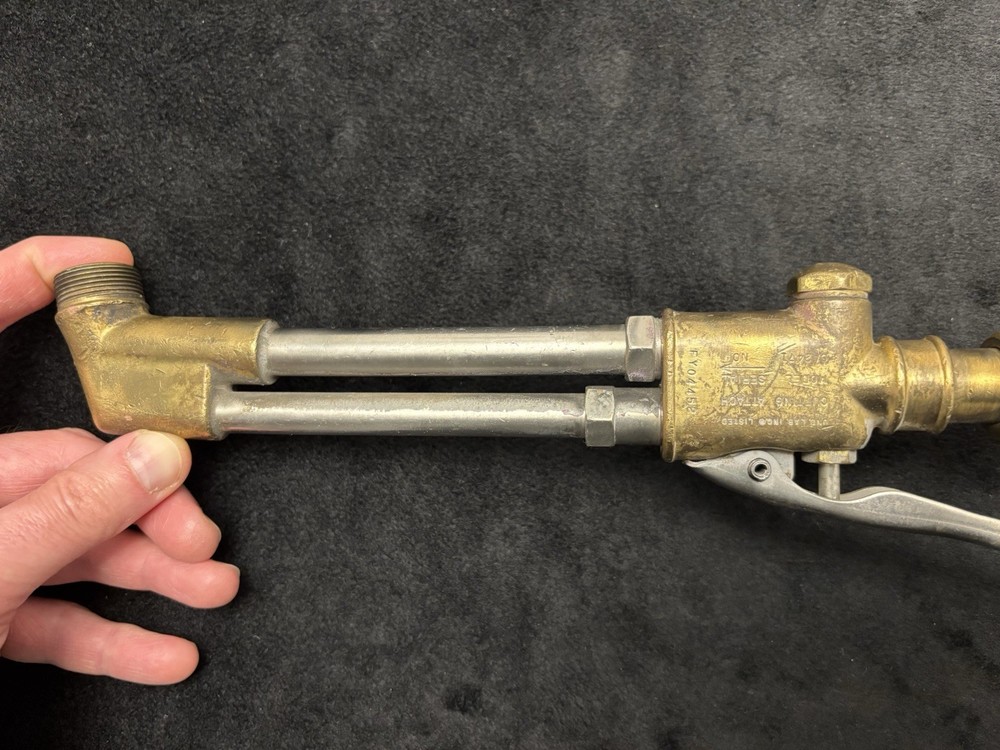 Rare Victor CA2471 Angle Head Torch Cutting Attachment w/ 315C Handle Untested