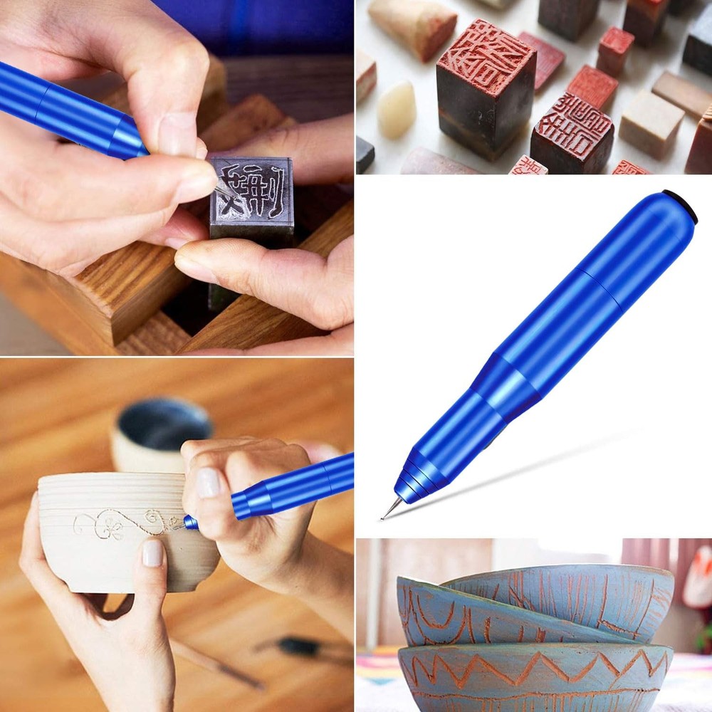 USB Rechargeable Engraving Pen - Versatile Customizer Engraver Tool for Jewel...