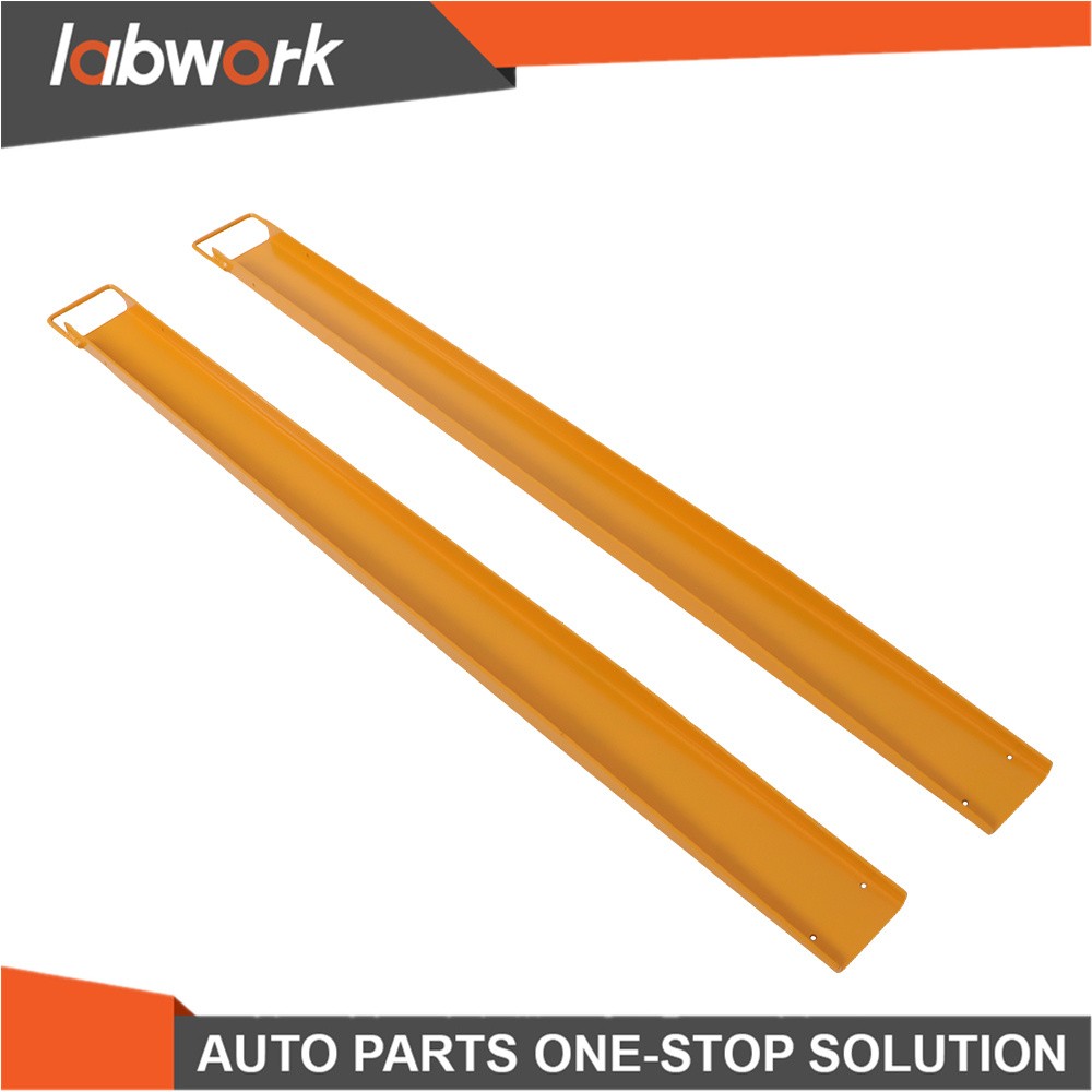 Labwork Pallet Fork Extensions Heavy Duty Steel Forklift Extensions 72" x 4.5"