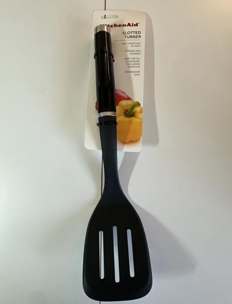 Kitchenaid Slotted Turner, Black, New