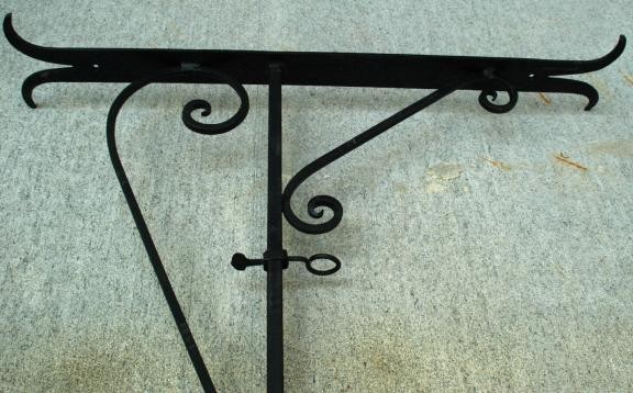 Adjustable Wrought Iron Trade Sign Bracket