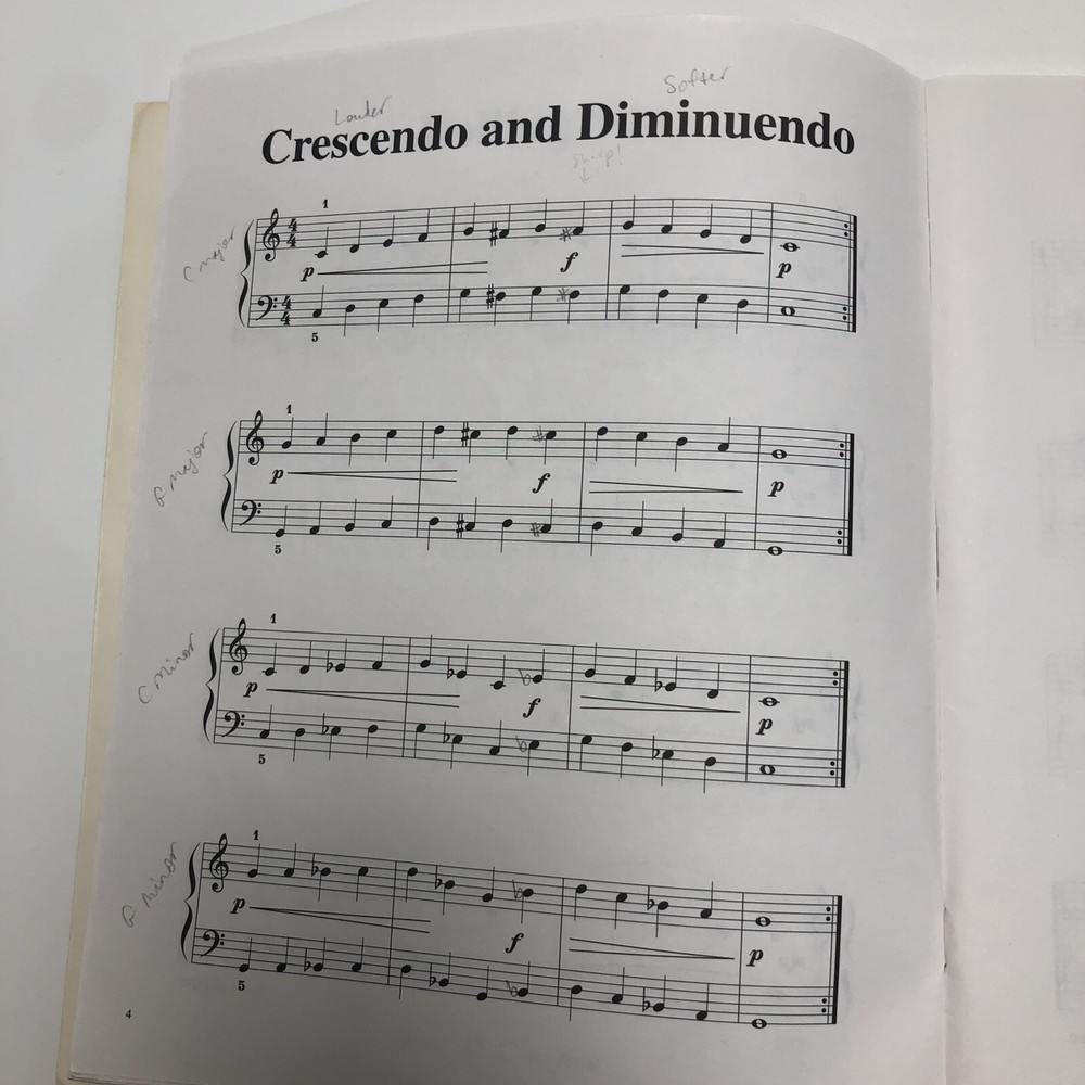 1994 Musicware Piano User Guide Course two Course Three 3 book set Sheet music