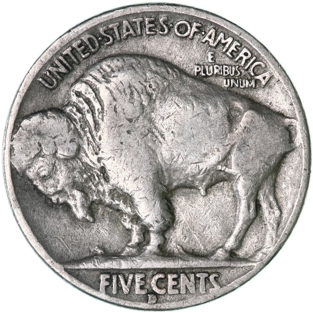 1937 D Buffalo Nickel Very Good VG
