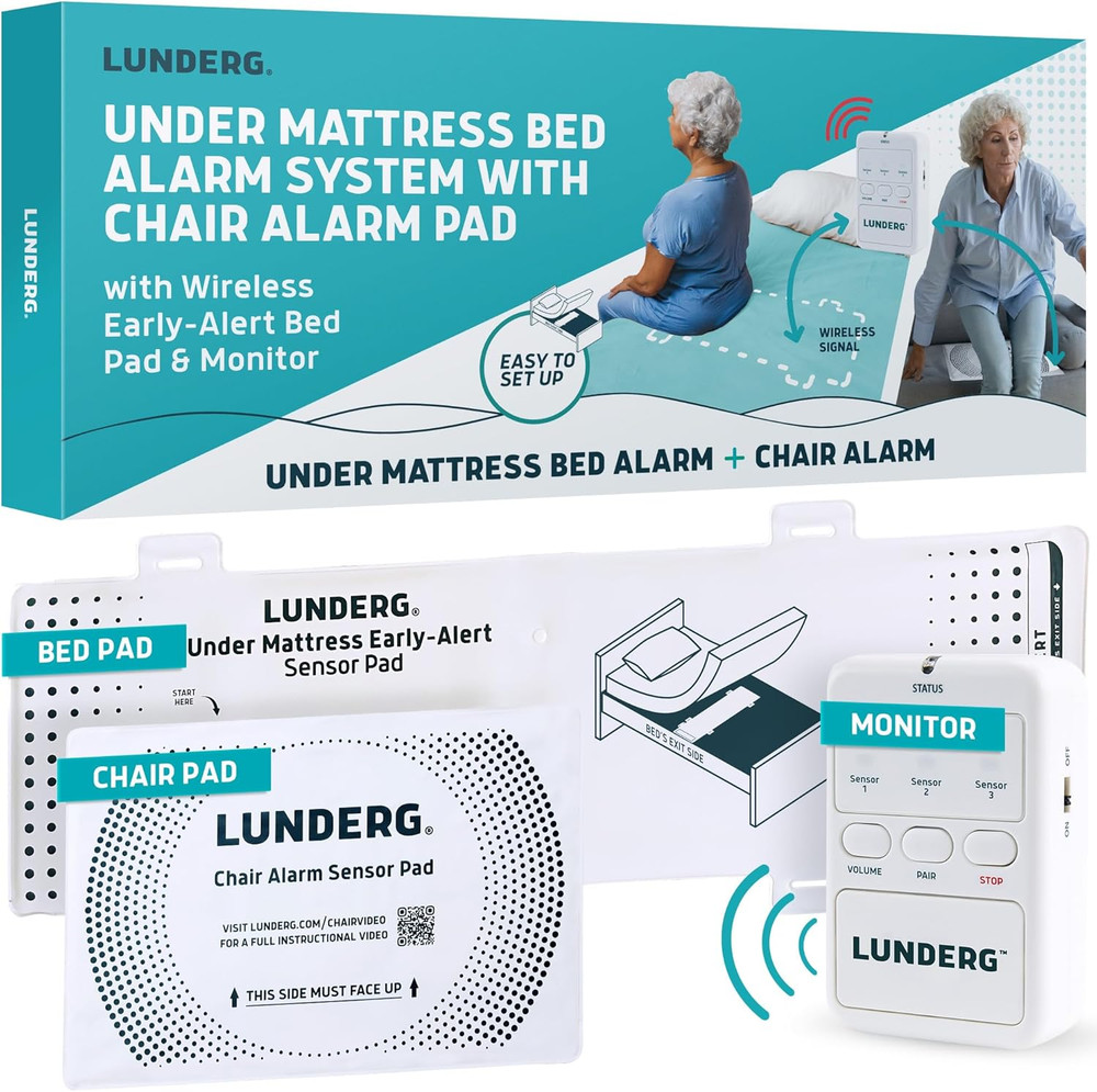 Wireless Bed & Chair Alarm System for Elderly Fall Prevention
