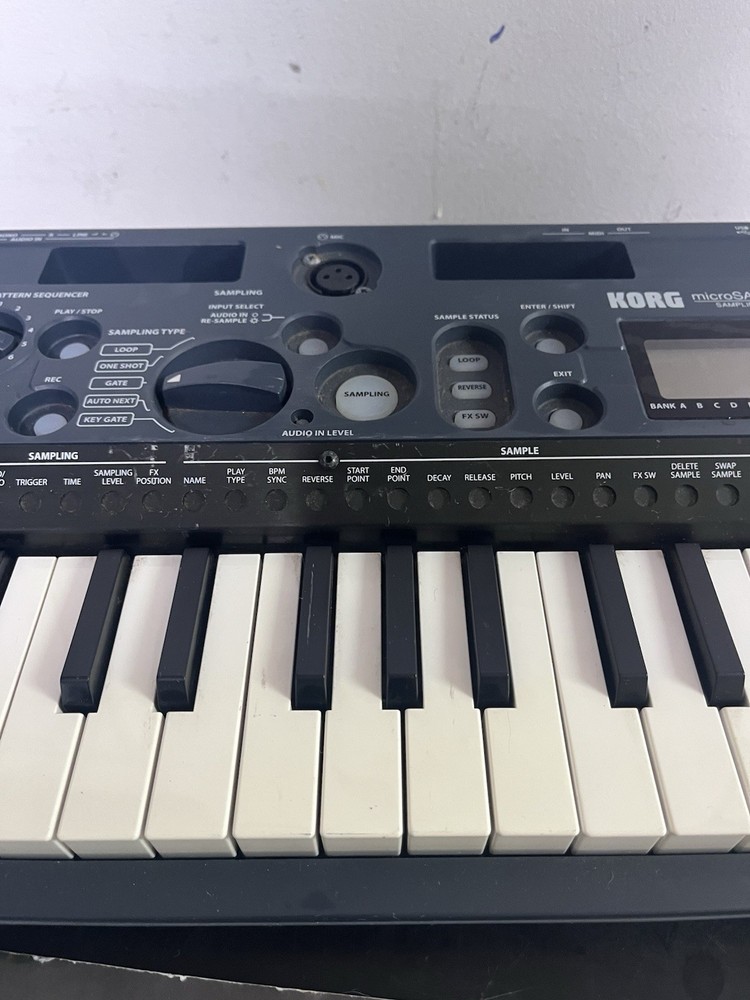 KORG MS1 microSAMPLER SAMPLING KEYBOARD WITH MANUAL Free Shipping