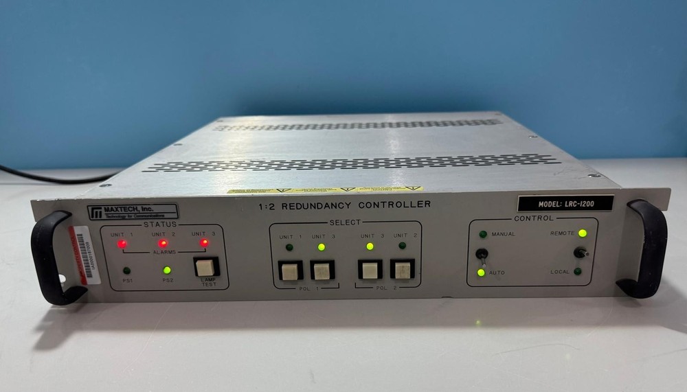 Maxtech / LRC-1200 1:2 Redundancy Controller — RF / Satellite / Communications