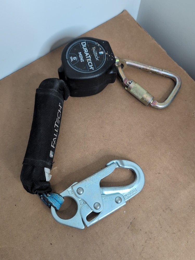 FallTech Duratech Mini 6' SRL w/ Steel Snap Hook **PREOWNED**