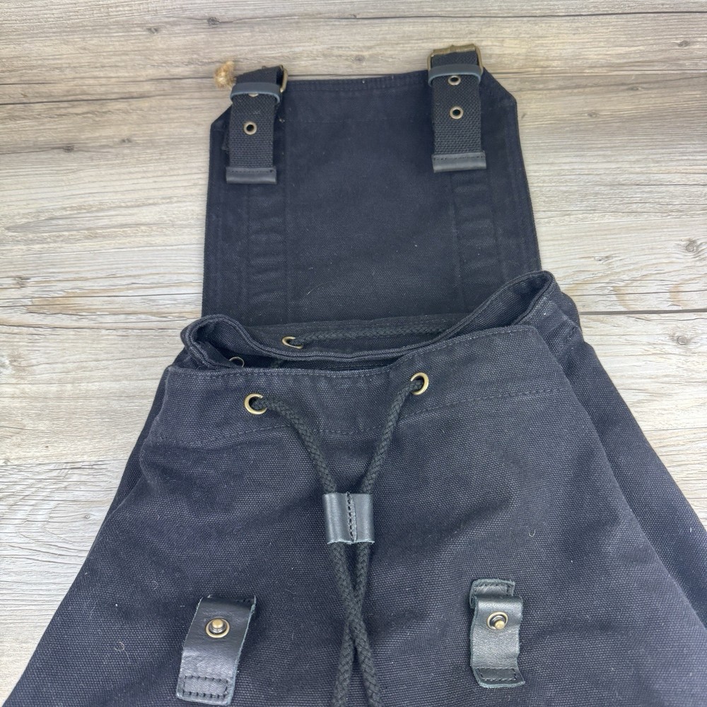 NWT Gootium Black Canvas Backpack Hiking Camping School