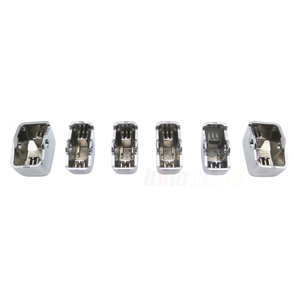Switch Housing Buttons Caps Chrome For Harley 2011 Softail models (EXC FLSTSE)
