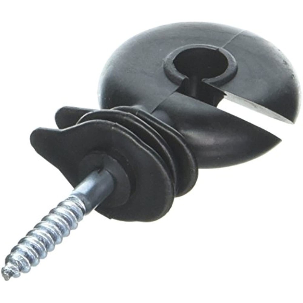 Powerfields P-410-B Screw In Ring Insulator, 10-Pack, Black