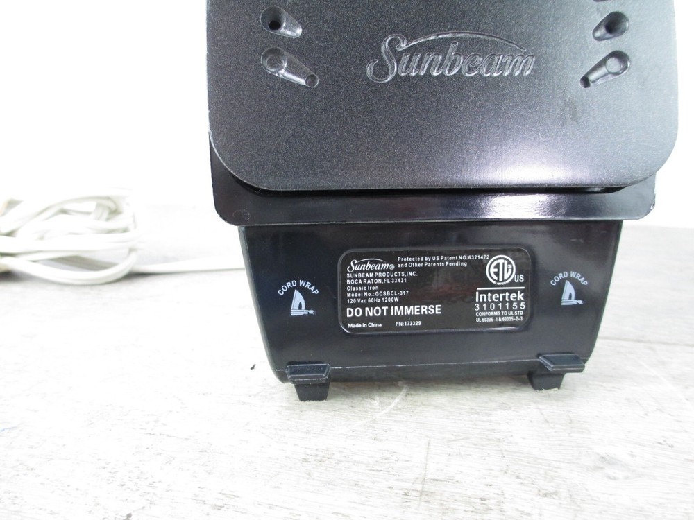 Sunbeam GCSBCL-317-000 Classic Iron Tested