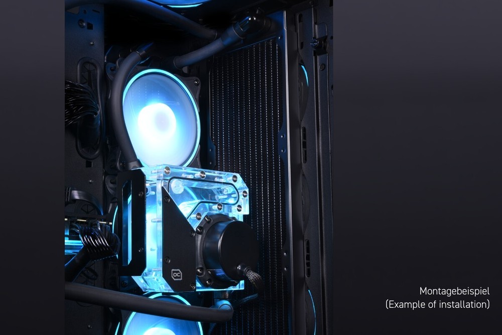 Alphacool Rise Flat Reservoir DDC with DDC310 pump