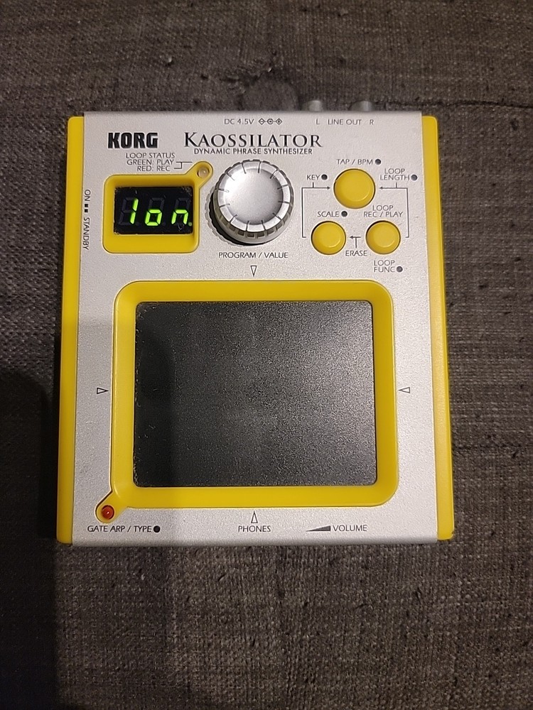 Korg Kaossilator KO-1 Dynamic Phrase Synthesizer Touchpad Synth
