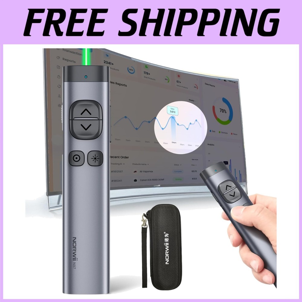 Bluetooth Wireless Presenter for PowerPoint Presentations