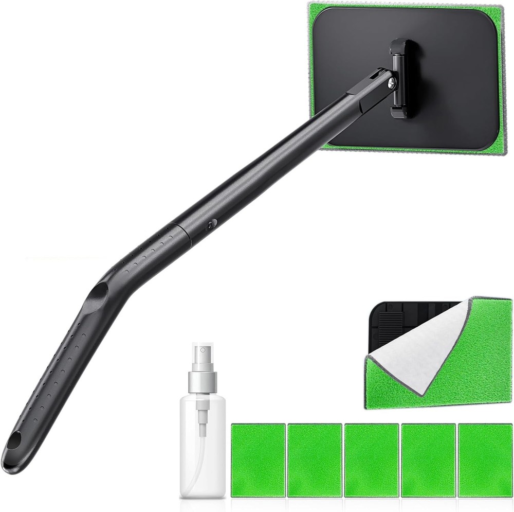 Car Windshield Cleaner Tool with Extendable Handle, Inside Auto Window