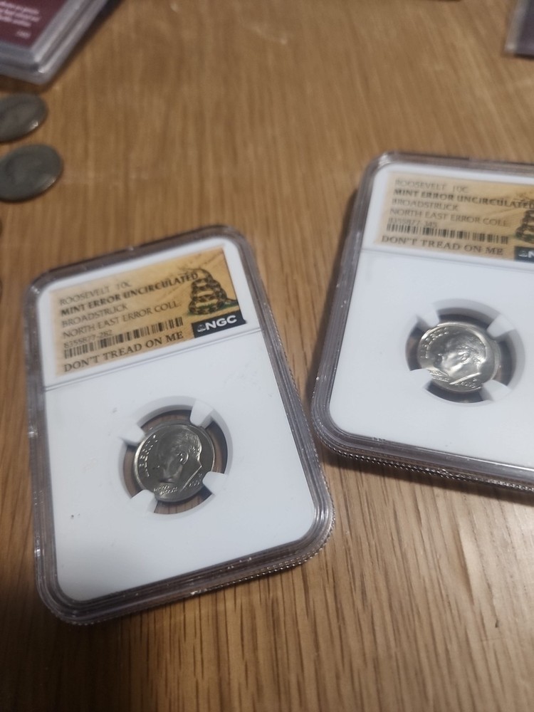 2005-P Roosevelt Dime with Mint Error Uncirculated