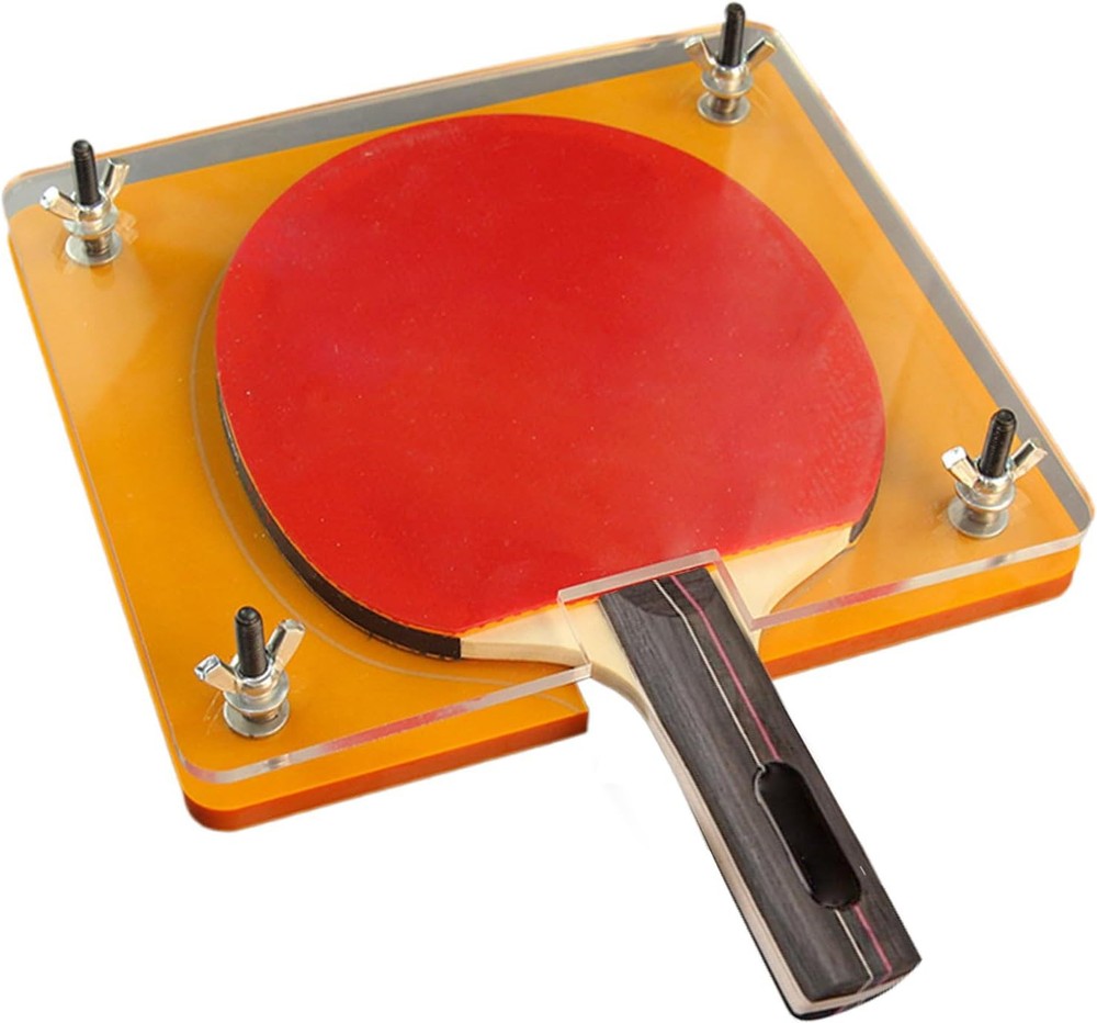 Table Tennis Paddle Press Tool – Precision Pingpong Racket Press Balancer