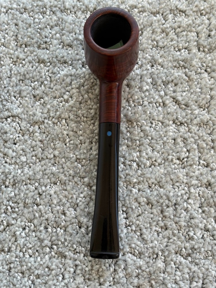 OLE JANSEN BRIAR 1950'S BILLIARD BLUE DOT STEM AR
