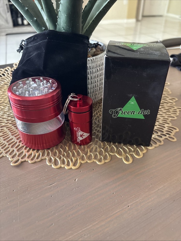 Complete Herb Grinder Kit Red