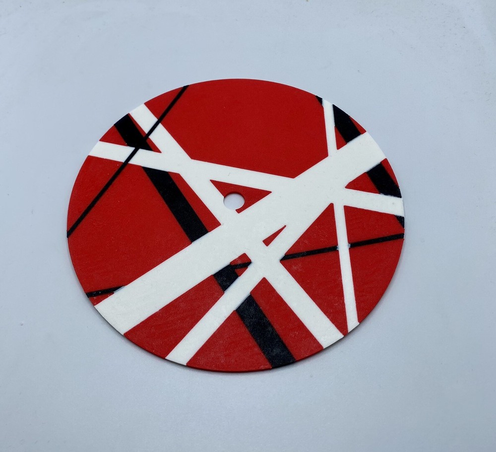 EVH Eddie Van Halen Vinyl For Display 3D Printed