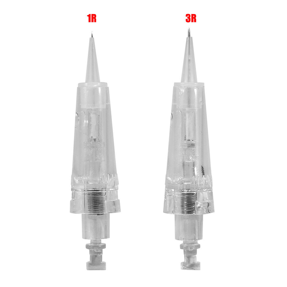 50PC Tattoo Cartridge Needle Permanent Makeup Eyebrow Needle for PMU Brows Lips