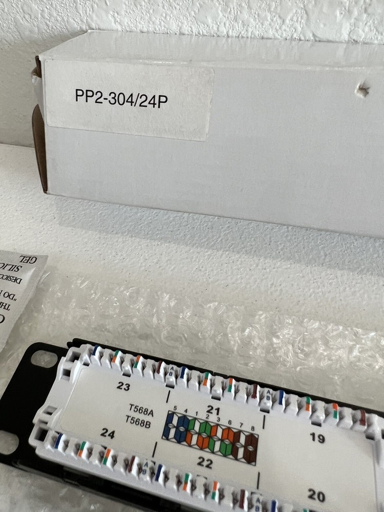 PP2-304/24p cat 6 24 Port Patch Panel Unshielded