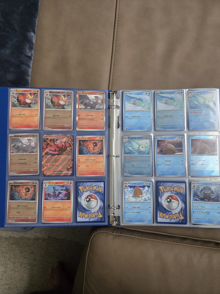 Phantasmal Flames 95% Complete Master Base Set. C/H/R/Ex/Trainers. Binder