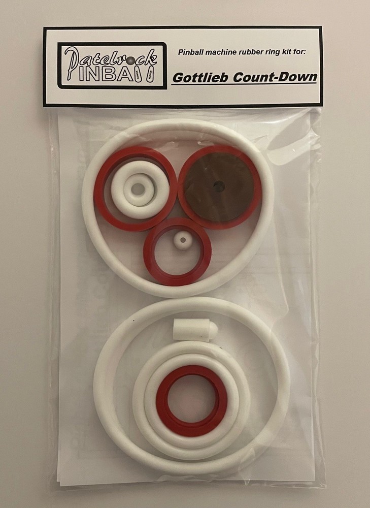1979 Gottlieb Count Down Pinball Machine Rubber Ring Kit