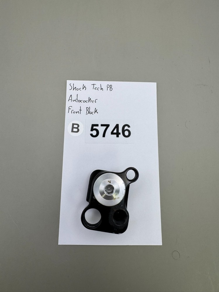 Shock Tech PB Autococker Front Block-Satin Black