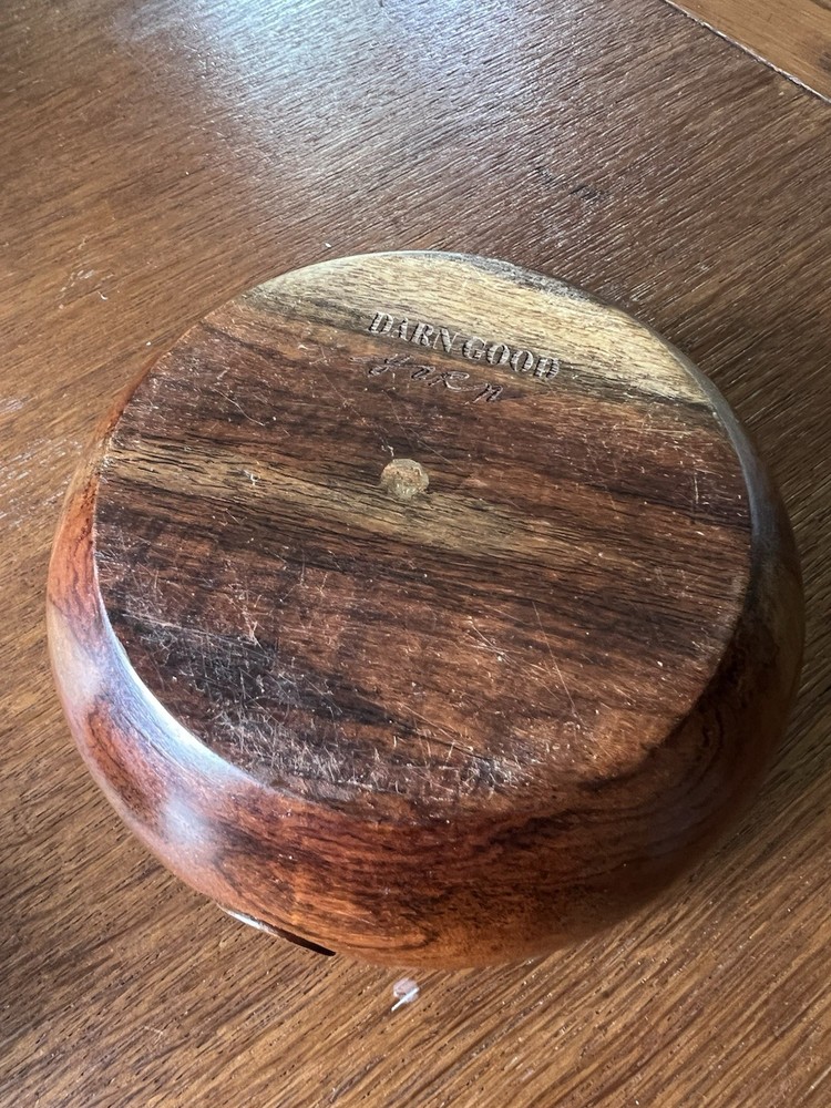 Wooden yarn bowl