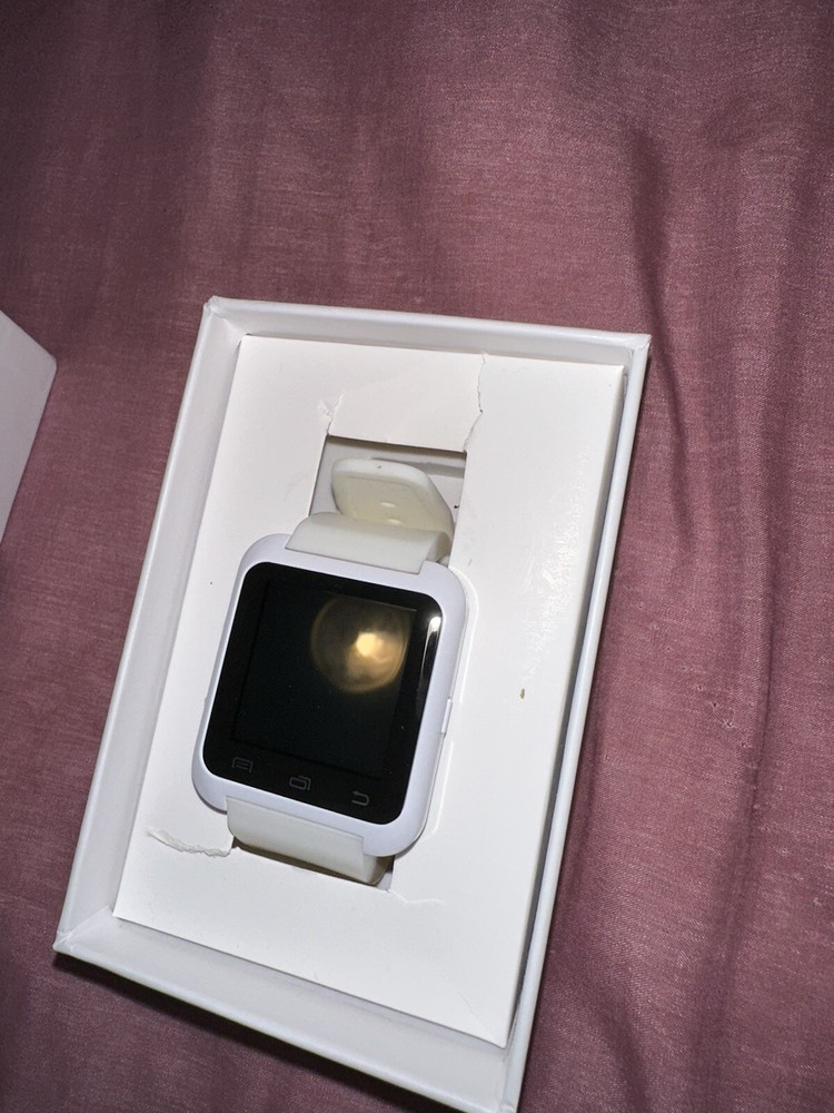 U80 Bluetooth Multi-Function Health Smart Watch in Box! White!