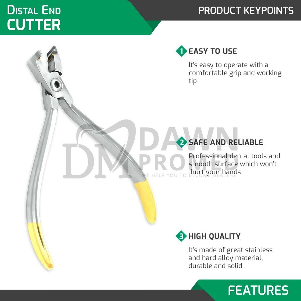 TC Distal End Cutter Plier Hold & Cut Soft & Hard Wire Orthodontic Instruments