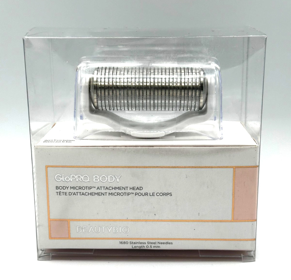 Beautybio Glopro Body Microtip Attachment Head ~ White ~ BNIB