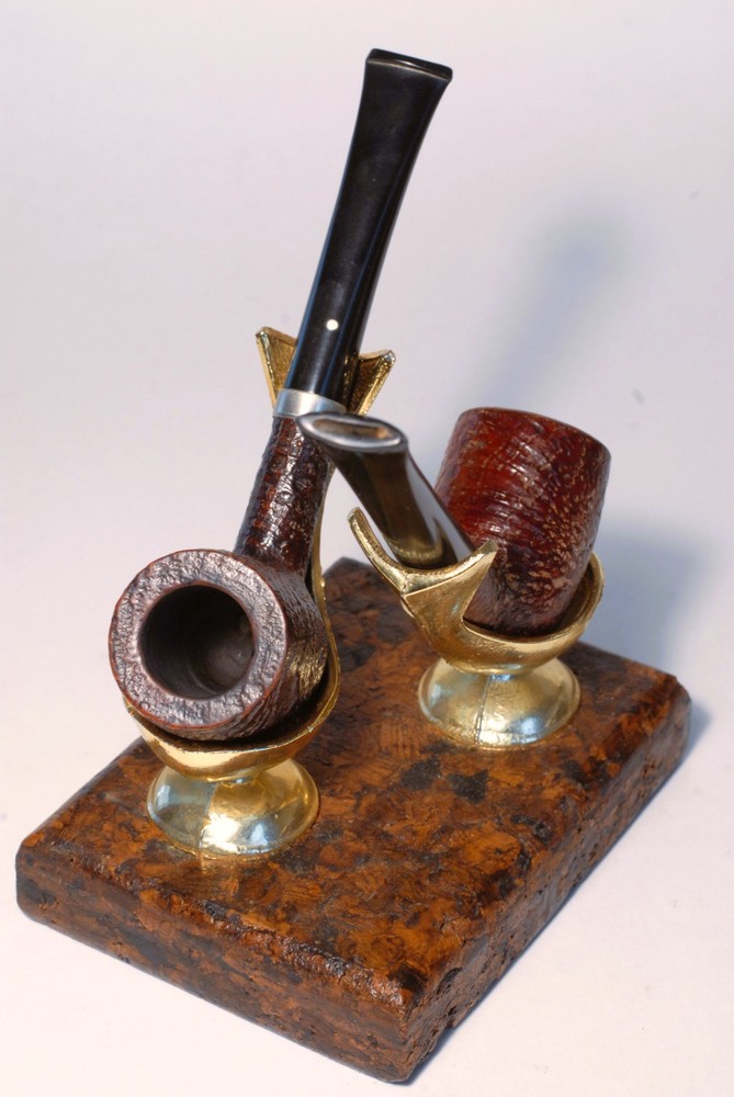 1972 Dunhill Tanshell 60 & 1976 Shell 413 - Estate Pipes
