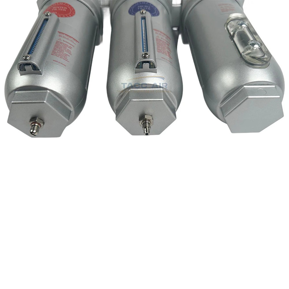 1" Compressed Air Inline Filter Desiccant Dryer Moisture Separator Trap System