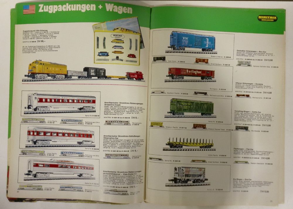 Minitrix 1969 Train Catalog